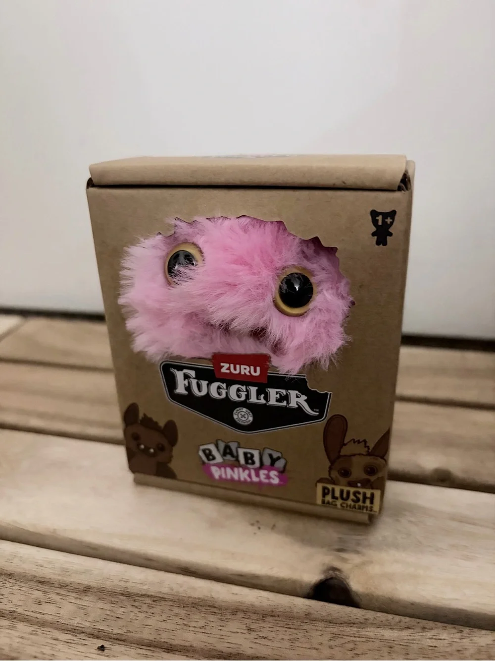 Fuggler Baby Pinkles Plush Tote Bag Charm – Pink by Fuggler